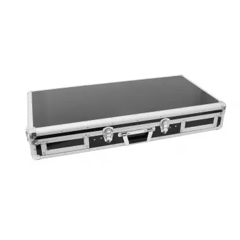 Flight case Roadinger 30125346 DJ kontrolierim Saplāksnis Melns Sudrabs