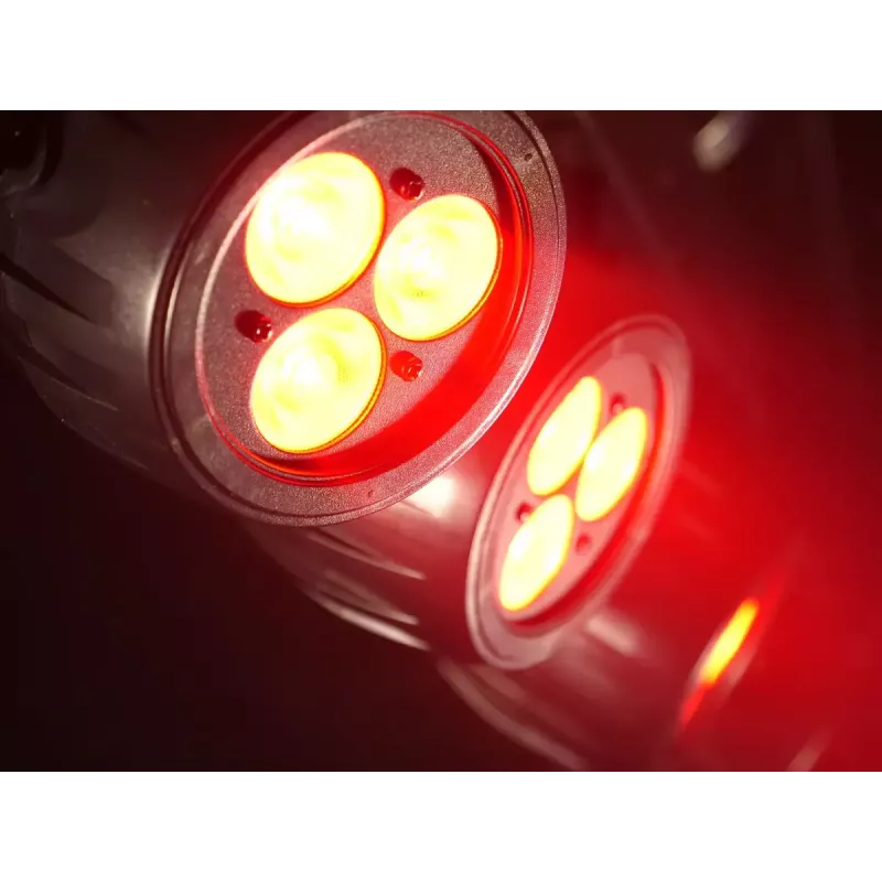 Eurolite 42109606 LED sliežu prožektors melns apaļš