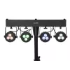 Eurolite 42109606 LED sliežu prožektors melns apaļš