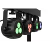 Eurolite 42109606 LED sliežu prožektors melns apaļš