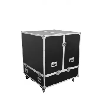 Flight case Roadinger 31000433 saplāksnis melns sudrabs 69.8 kg