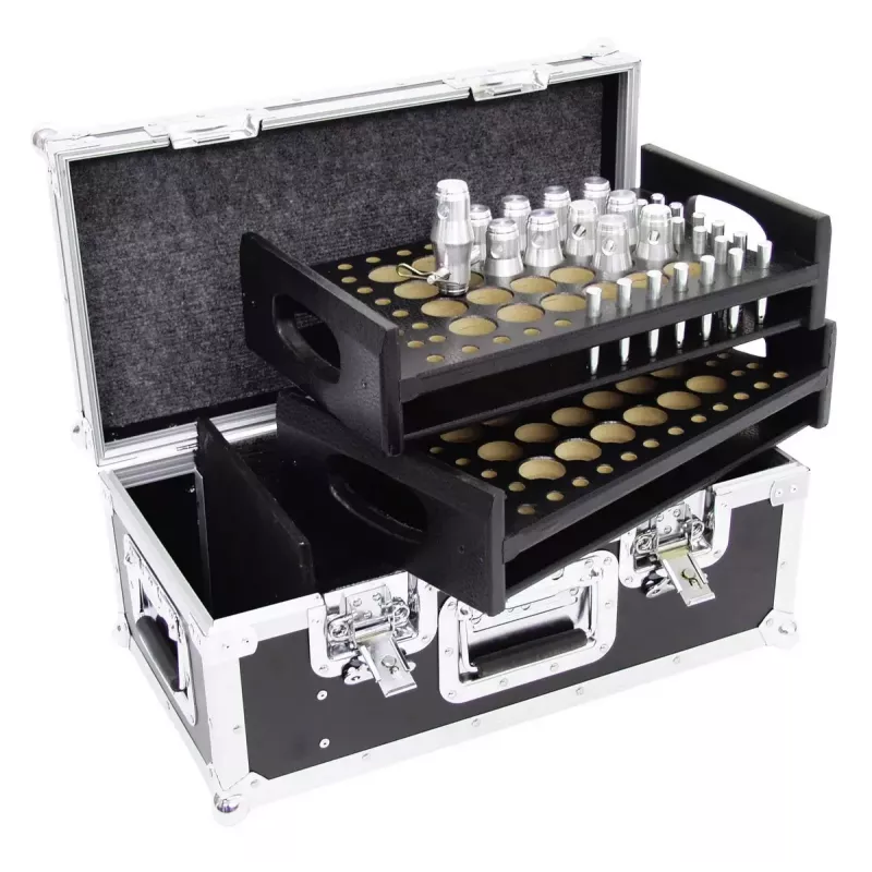 Flight case Roadinger 30126500 Saplāksnis Melns Sudrabs 8.8 kg