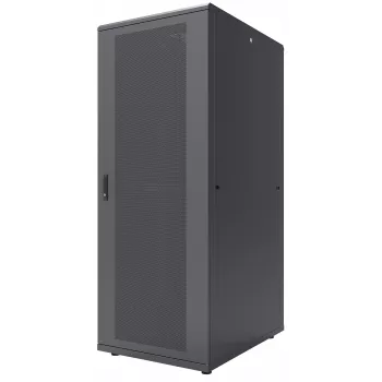 Intellinet 19 inch servera skapis - brīvi stāvošs, 47U, 800x1000 mm (platums x dziļums), melns, plakanpakā, max 1500 kg, daudzpunktu durvju slēdzene, viena slēdzene uz sānu paneli, lietderīgais dziļums 123-773 mm, IP20, Rack, tērauds