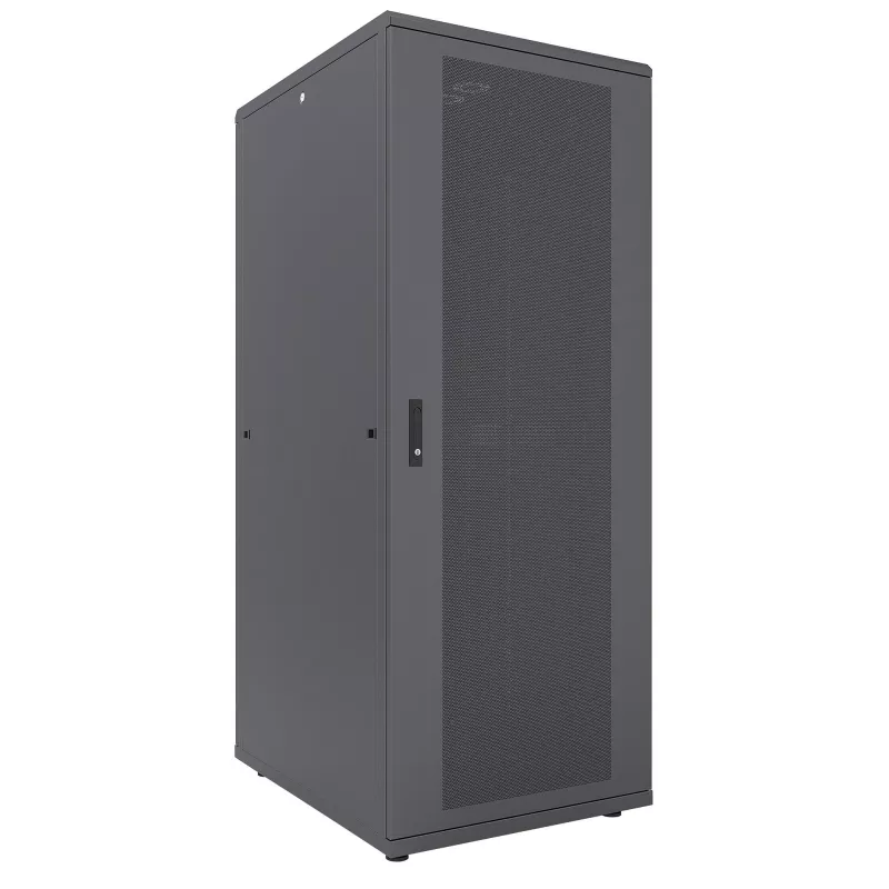 Intellinet 19 inch servera skapis - brīvi stāvošs, 47U, 800x1000 mm (platums x dziļums), melns, plakanpakā, max 1500 kg, daudzpunktu durvju slēdzene, viena slēdzene uz sānu paneli, lietderīgais dziļums 123-773 mm, IP20, Rack, tērauds