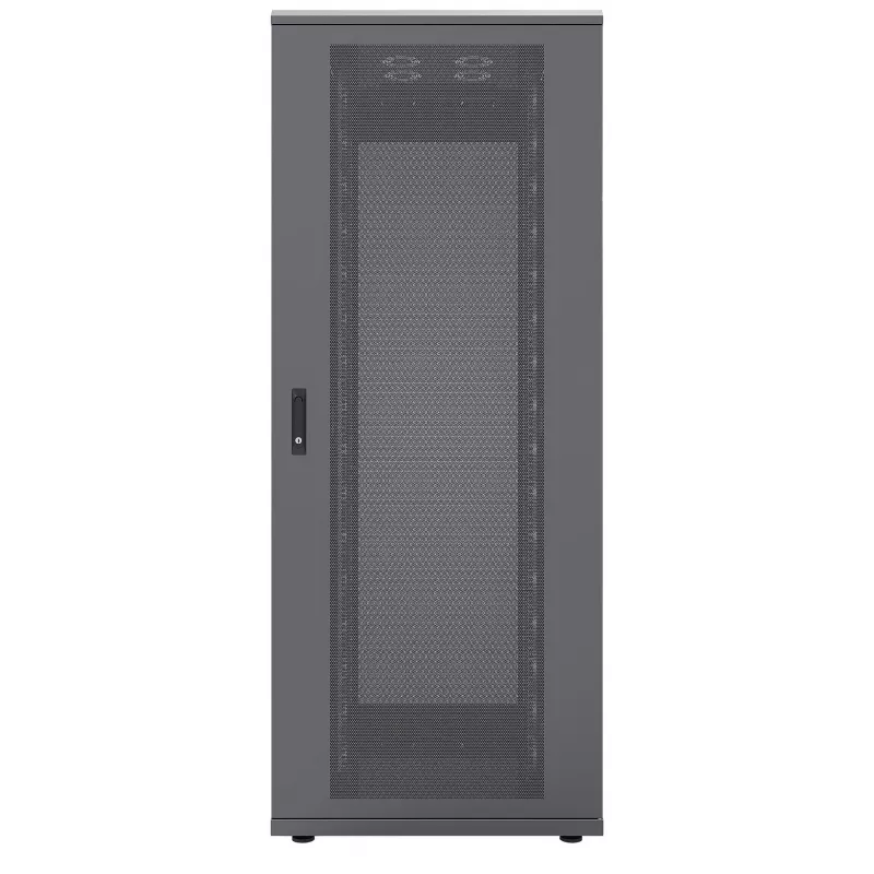 Intellinet 19 inch servera skapis - brīvi stāvošs, 47U, 800x1000 mm (platums x dziļums), melns, plakanpakā, max 1500 kg, daudzpunktu durvju slēdzene, viena slēdzene uz sānu paneli, lietderīgais dziļums 123-773 mm, IP20, Rack, tērauds