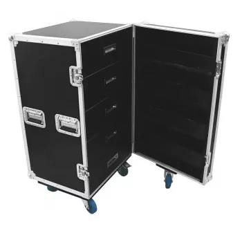 Flight case Roadinger 30126428 Saplāksnis Melns Sudrabs 59.4 kg