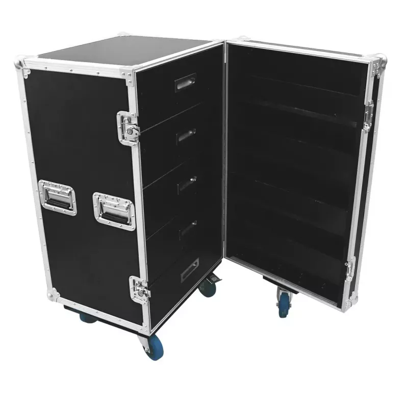 Flight case Roadinger 30126428 Saplāksnis Melns Sudrabs 59.4 kg