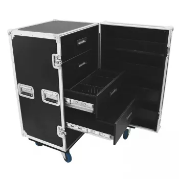 Flight case Roadinger 30126428 Saplāksnis Melns Sudrabs 59.4 kg