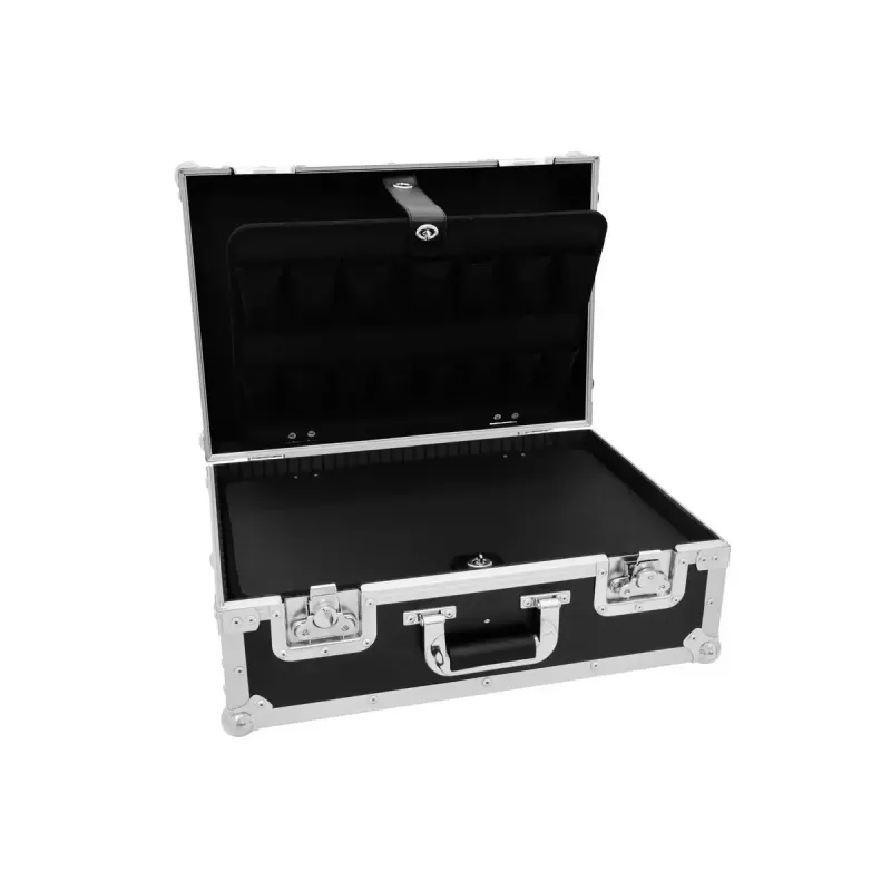 Flight case Roadinger 3012622A Saplāksnis Melns Sudrabs 7.72 kg
