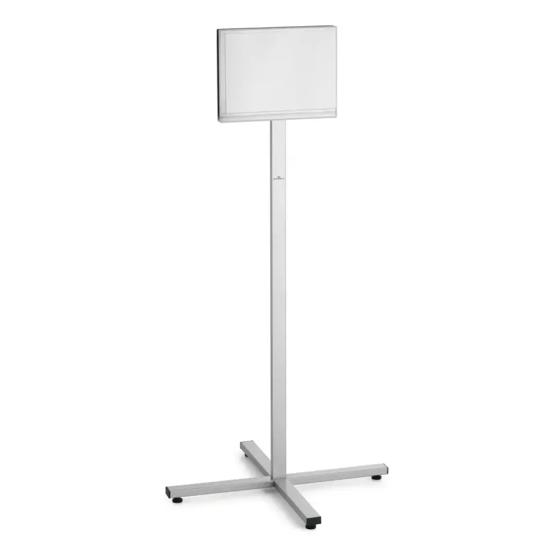 Informācijas stends Durable 502057 A4 nerūsējošais tērauds, antracīts/pelēks, 638×638×1348 mm