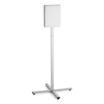 Informācijas stends Durable 502057 A4 nerūsējošais tērauds, antracīts/pelēks, 638×638×1348 mm