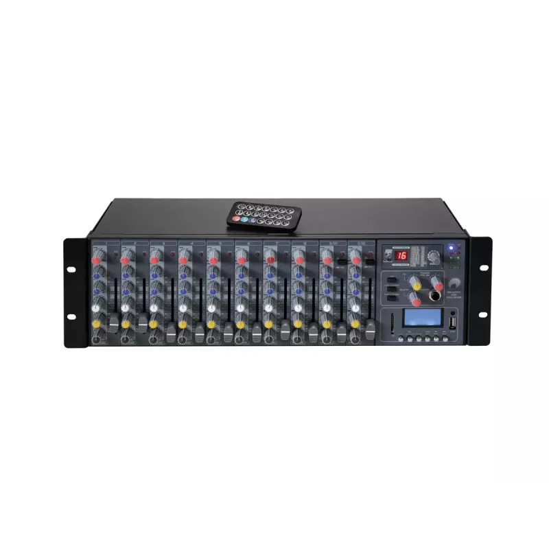 Mikseris Omnitronic RM-1422FX 12 kanāli 20 - 20000 Hz Melns