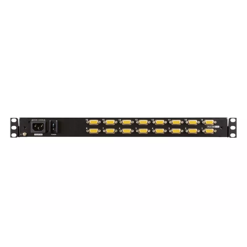 ATEN CL3116 16P LCD KVM slēdzis, īss dziļums, 47 cm (18.5 inch), 1366x768
