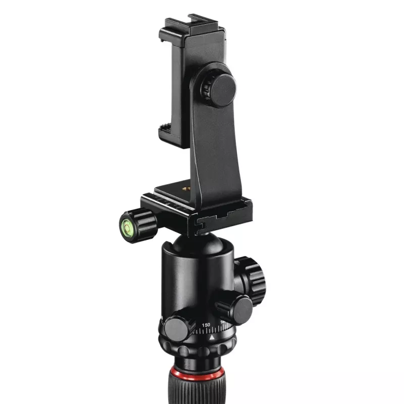 Hama Ramble II Duo Carbon statīvs viedtālrunim/digitālajai kamerai 4 kājas 8 kg slodze