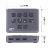 ACT AC7610 USB-C video pārslēdzējs ar diviem HDMI ieejām 60Hz Pelēks