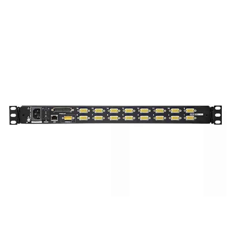 ATEN CL5716iM 16-portu LCD KVM slēdzis ar IP piekļuvi (USB/PS/2 VGA) 17 inch