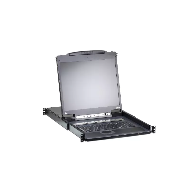 ATEN CL5716iM 16-portu LCD KVM slēdzis ar IP piekļuvi (USB/PS/2 VGA) 17 inch