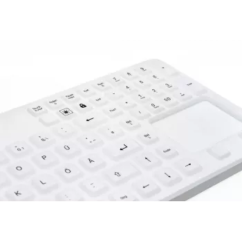 Tastatūra GETT Cleantype Prime Touch+ USB Šveices balta