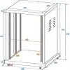 Cietais futrālis Roadinger 30103172 Melns 560x450x840 mm