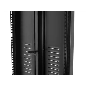 Brīvi stāvošs statīvs Roadinger 30103166 8U ietilpība 50 kg Melns
