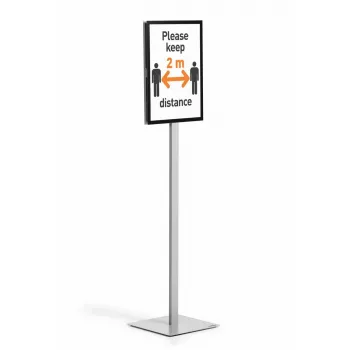 Durable 501357 pelēks metāla plastmasas informācijas zīme 1 gab.