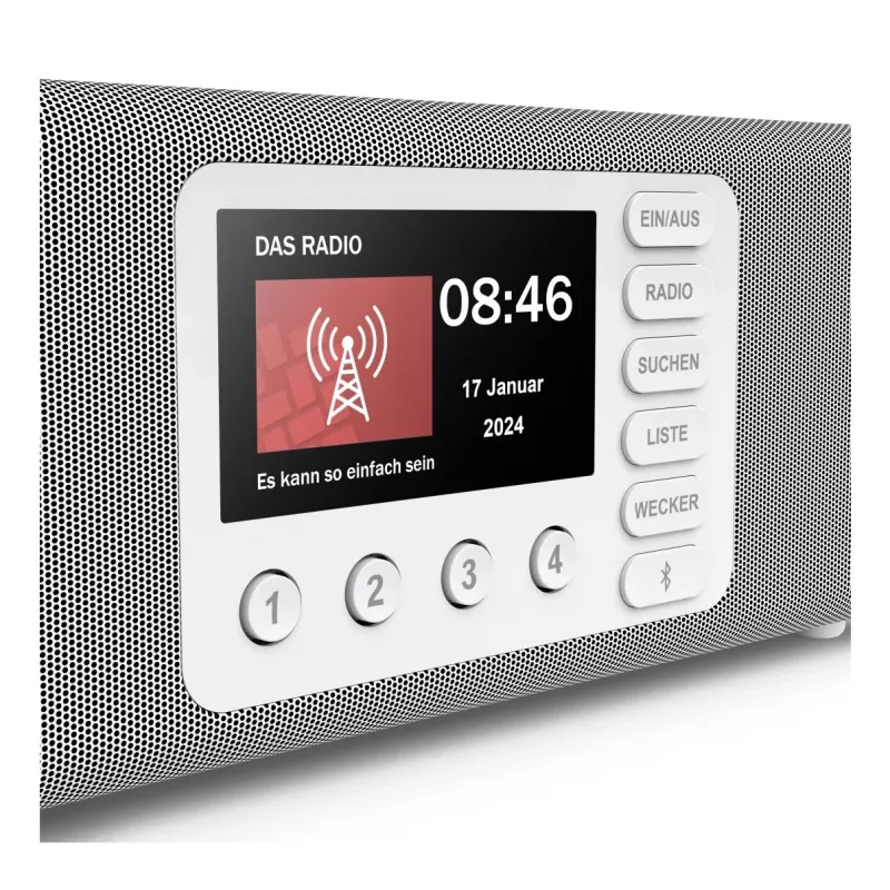 Personālais radio Hama DR2002 DAB DAB+ FM 10W TFT Displejs