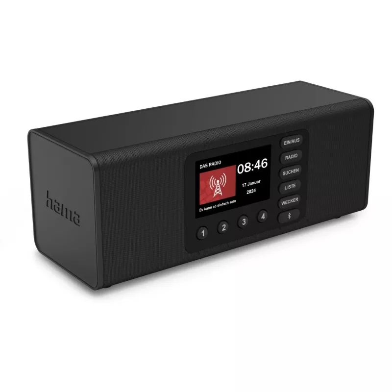 Personīgais radio Hama DR2002 digitālais uztvērējs DAB DAB+ FM 10W