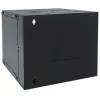 Intellinet 19 collu tīkla skapis - sienas montāža (divu sekciju veramās durvis), 6U, 600mm dziļš, melns, plakanpakotne, maks. 30kg, izvelkams, lai piekļūtu aizmugurei, lietderīgais dziļums 385mm, sienas montāžas daļas nav iekļautas
