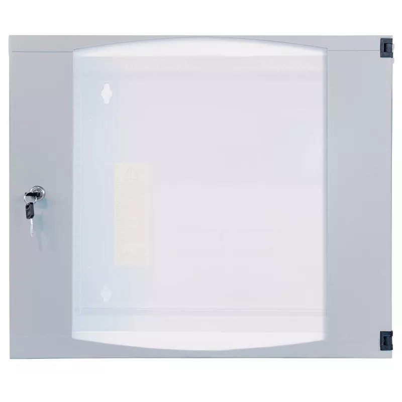 Intellinet 19 inch tīkla skapis - sienas montāža (divsekciju šarnīra izvēršana), 15U, 450mm dziļš, pelēks, plakanpakotne, max 30kg