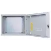 Intellinet 19 inch tīkla skapis - sienas montāža (divsekciju šarnīra izvēršana), 15U, 450mm dziļš, pelēks, plakanpakotne, max 30kg