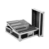Flight case Roadinger 3011157D Melns Sudrabs