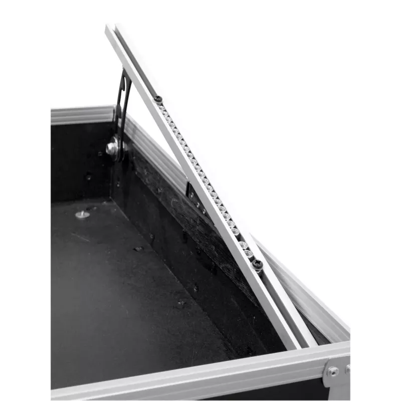 Flight case Roadinger 3011157D Melns Sudrabs