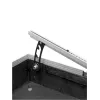 Flight case Roadinger 3011157D Melns Sudrabs