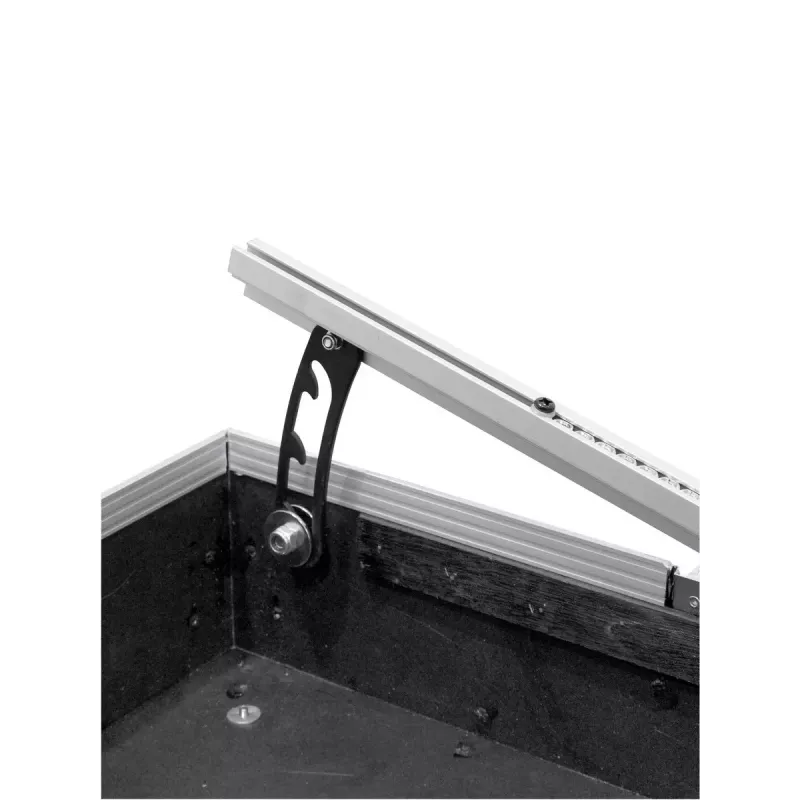 Flight case Roadinger 3011157D Melns Sudrabs