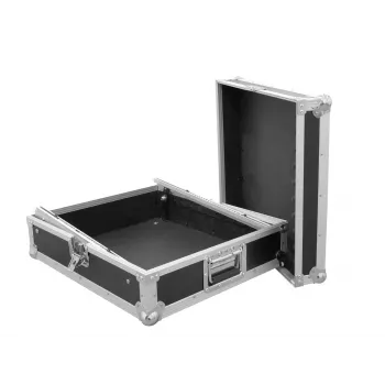 Flight case Roadinger 3011157D Melns Sudrabs