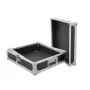 Flight case Roadinger 3011157D Melns Sudrabs