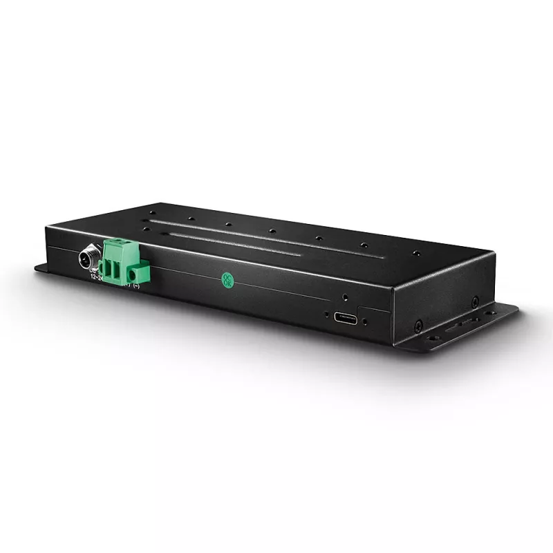 Lindy 7 Portu USB 3.2 Gen 2 Metāla Hubs