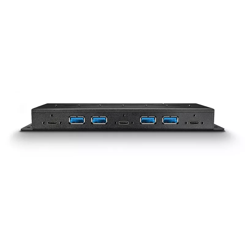 Lindy 7 Portu USB 3.2 Gen 2 Metāla Hubs