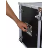 Transporta kaste Flight case Roadinger 30107270 MDF Melns Sudrabs 10.6 kg