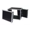Lidojuma kaste Roadinger 30107260 MDF Melns Sudrabs 9.7 kg