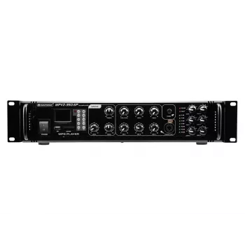 Audio pastiprinātājs Omnitronic 80709792 Performance/stage Melns