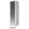Intellinet 19 inch tīkla skapis - brīvi stāvošs (Basic), 42U, 600x800mm (platums x dziļums), pelēks, plakanpakā, maks. 600kg, viena punkta durvju slēdzene, viena slēdzene uz sānu paneli, lietderīgais dziļums 123 līdz 573mm, statnis, IP20, tērauds