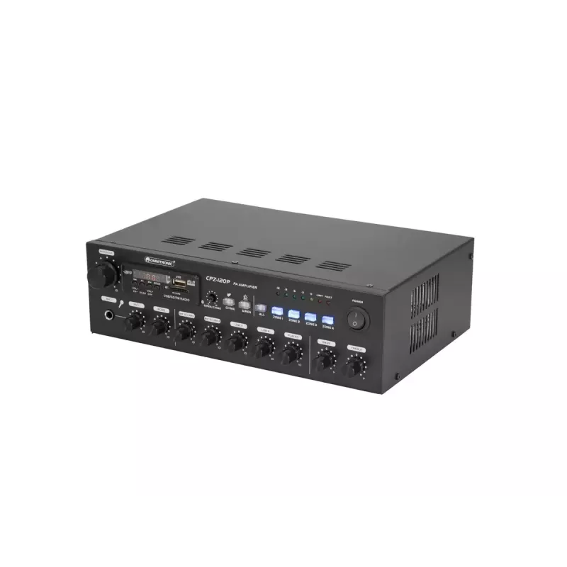 Audio pastiprinātājs Omnitronic 80709704 Performance/Stage Melns