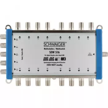 Satelītu multiswitch Schwaiger SEW516 531 5 ieejas 16 izejas