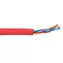 Patch kabelis ACT CAT5E U/UTP savīts sarkans 305 m