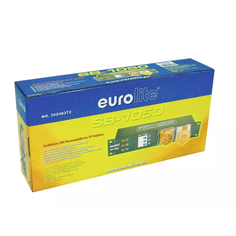 Gaismas sadalītājs Eurolite 30248372 Melns Sarkans 380-400V 50Hz