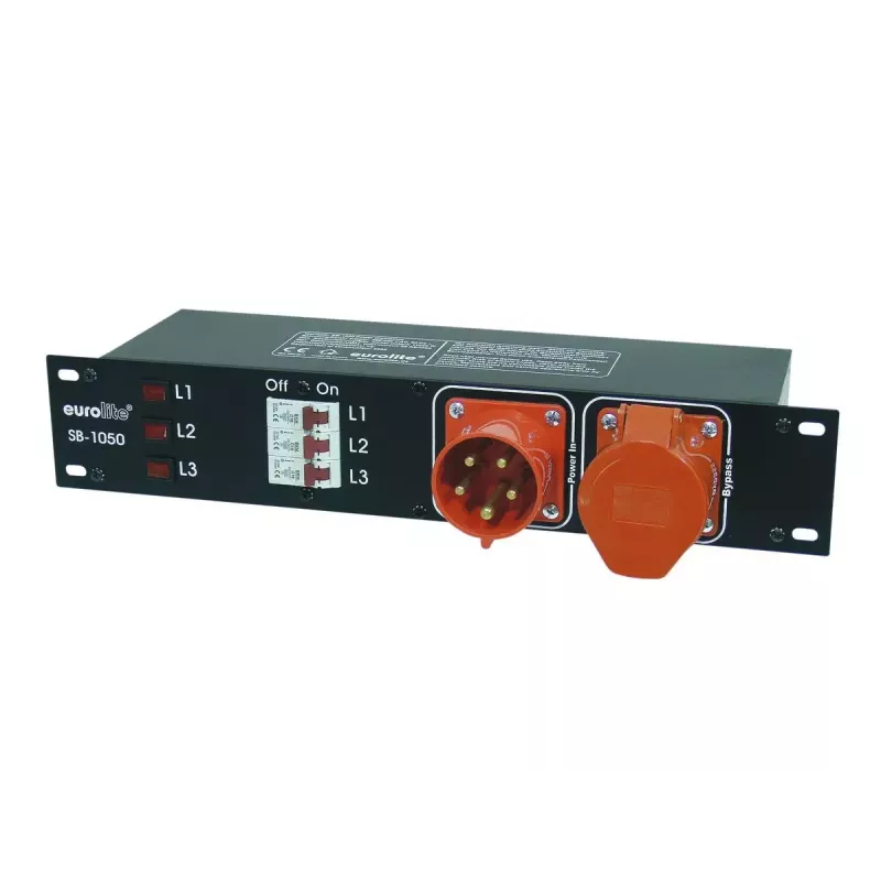 Gaismas sadalītājs Eurolite 30248372 Melns Sarkans 380-400V 50Hz