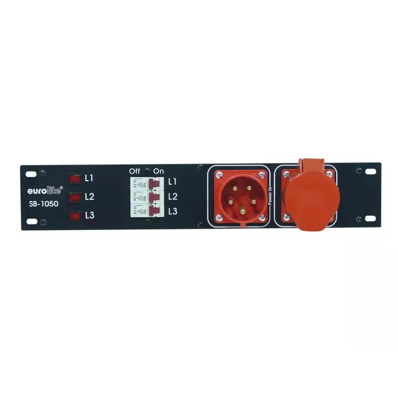 Gaismas sadalītājs Eurolite 30248372 Melns Sarkans 380-400V 50Hz