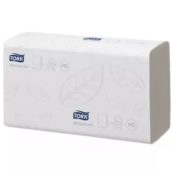 Papīra dvieļi Tork 471132 190 loksnes balti augsta uzsūktspēja