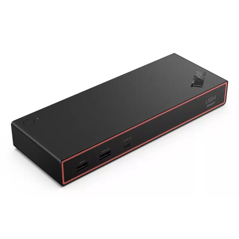 Docking stacija Lenovo ThinkPad USB4 Smart Dock 5500 — vadu USB4, 65W PD, Gigabit Ethernet, 4K@30Hz, 100W barošanas bloks, Eclipse Black